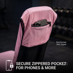 Premium Washable Gym Bench Towel – Pink Edition