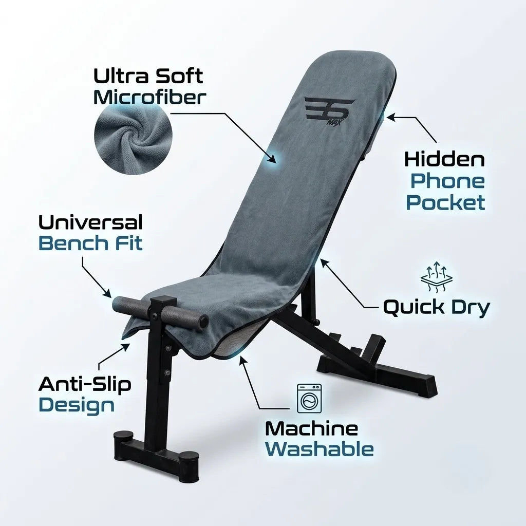 Premium Washable Gym Bench Towel