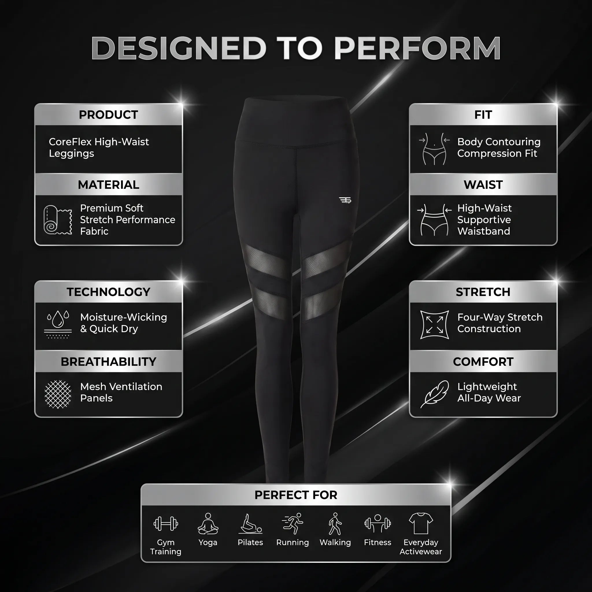 CoreFlex High-Waist Leggings