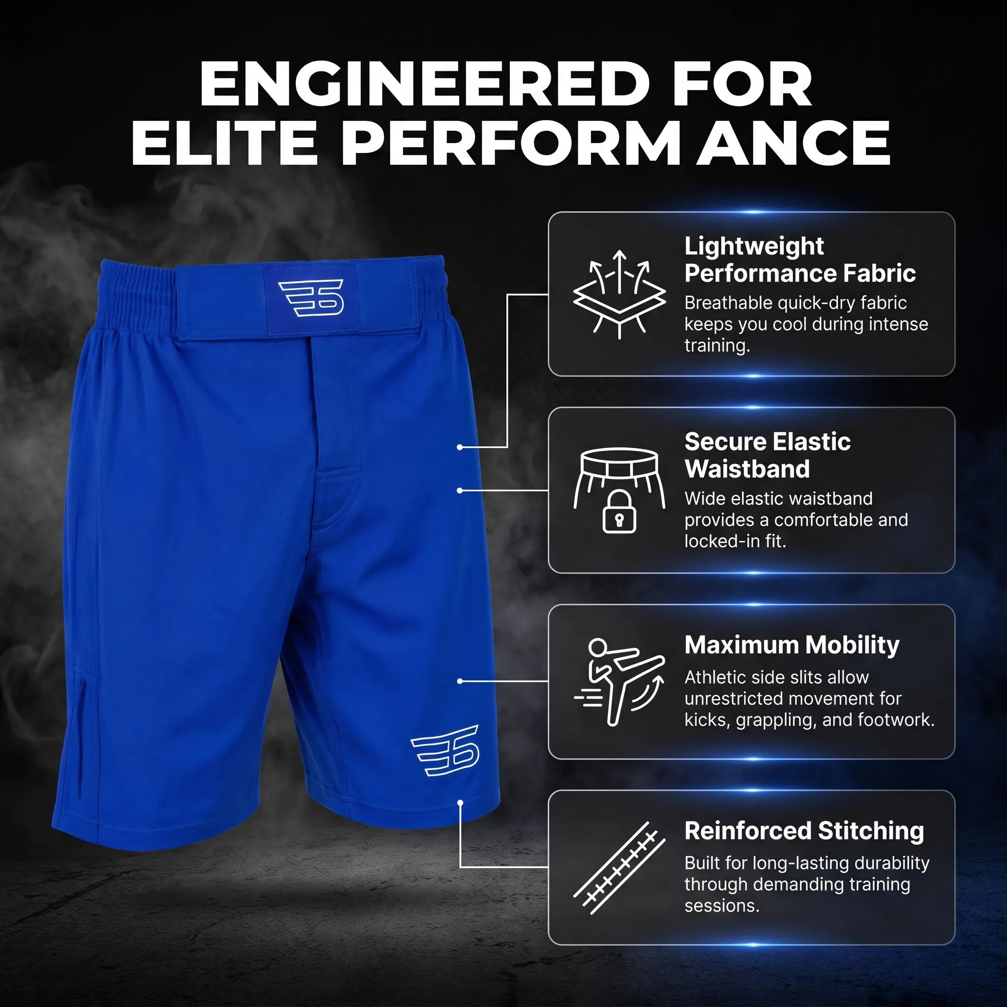 Elite Performance MMA & Boxing Training Shorts